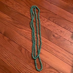 Long beaded necklace